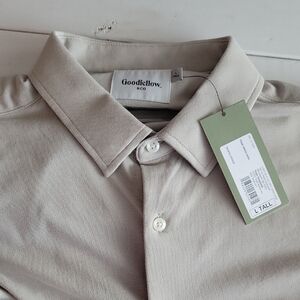 Goodfellow & Co Men's Light Tan Button Down Shirt
